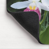 Mousepad-Dame Pantoffel Orchideen Mousepad (Ecke)