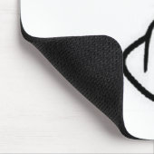 Mousepad-Dämonen Gedreht Mousepad (Ecke)