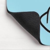 Mousepad-Dämonen Gedreht Mousepad (Ecke)
