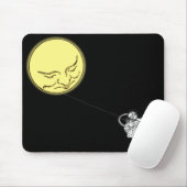 Mousepad: Das Mädchen mit dem Mond auf einer Mousepad (Mit Mouse)
