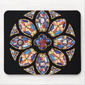 Mousepad "das Rosen-Fenster " (Vorne)