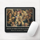 Mousepad Daumiers Expressions (Mit Mouse)