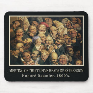 Mousepad Daumiers Expressions