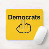 Mousepad-Demokraten Drehte Mousepad (Mit Mouse)