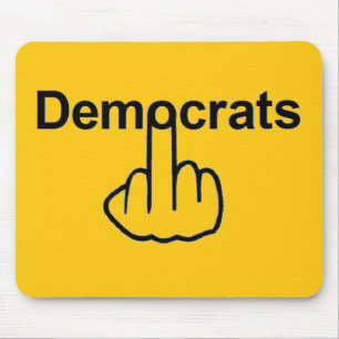 Mousepad-Demokraten Drehte Mousepad
