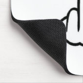 Mousepad-Demokraten Drehte Mousepad (Ecke)