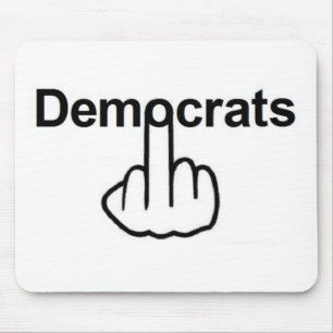 Mousepad-Demokraten Drehte Mousepad