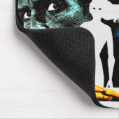 Mousepad der 1960er Jahre "Letzter Mensch auf der (Ecke)