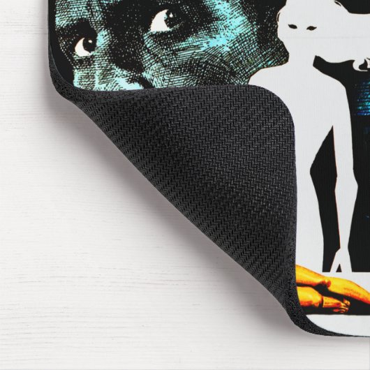 Mousepad der 1960er Jahre "Letzter Mensch auf der  (Ecke)