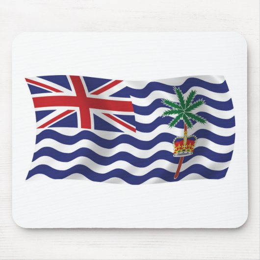 Mousepad der britischen Flagge für den Indischen O (Vorne)