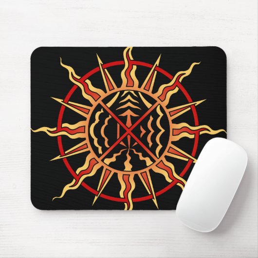 Mousepad der ersten Nationen Geschenke Native Art  (Mit Mouse)