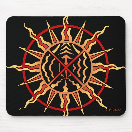 Mousepad der ersten Nationen Geschenke Native Art  (Vorne)