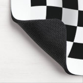 Mousepad der kontrollierten Racefahne (Ecke)