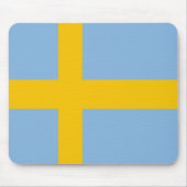 Mousepad der schwedischen Flagge (Vorne)
