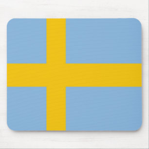 Mousepad der schwedischen Flagge