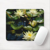 Mousepad der weißen Wasserlilie (Mit Mouse)