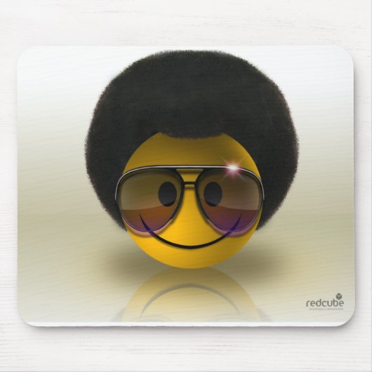 Mousepad des Smile Afro (Vorne)