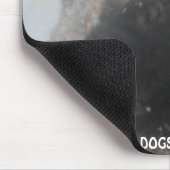 Mousepad Deutscher Hirte im Schnee (Ecke)