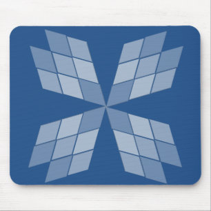 Mousepad - Diamantblätter