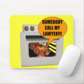 Mousepad - die Erntedank-Türkei-Rechtsanwalt (Mit Mouse)
