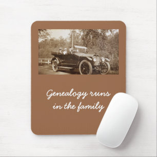 Mousepad - Die Genealogie verläuft in der Familie