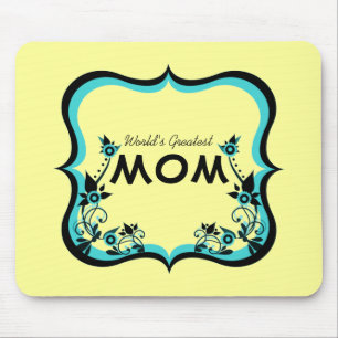 Mousepad, die größte Mama der sassy floral world Mousepad