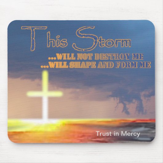 Mousepad "Dieser Sturm" (Vorne)