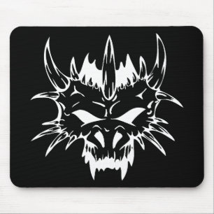 Mousepad - Drache-Schädel
