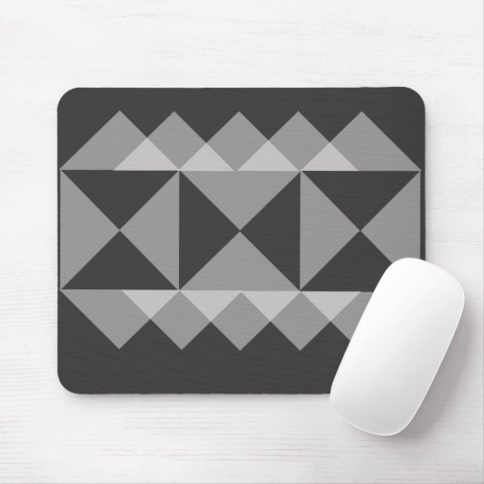 Mousepad - Dreieck-Muster in Ihrer Farbe (Mit Mouse)