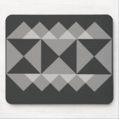 Mousepad - Dreieck-Muster in Ihrer Farbe (Vorne)