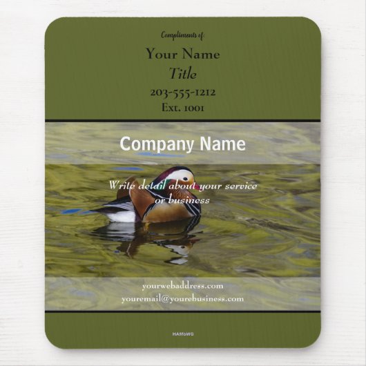 Mousepad-Duck - HAMbyWG Mousepad (Vorne)