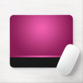 Mousepad dunkles Pink u. Schwarzes Mousemat (Mit Mouse)
