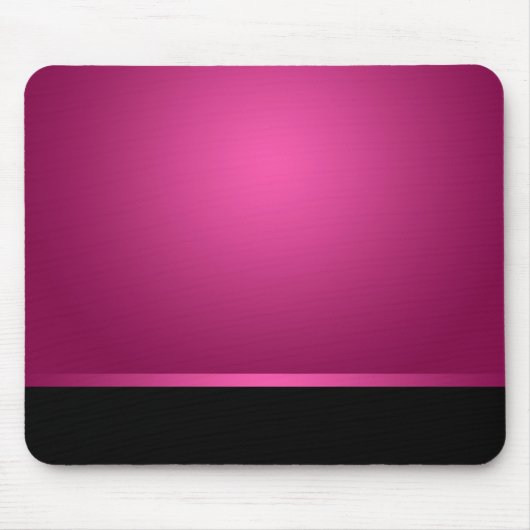 Mousepad dunkles Pink u. Schwarzes Mousemat (Vorne)