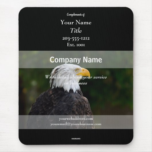 Mousepad Eagle - HAMbyWG (Vorne)