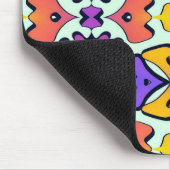 Mousepad, ein elegantes, blumengeschmücktes, nahtl mousepad (Ecke)