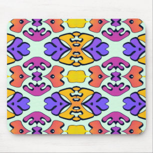 Mousepad, ein elegantes, blumengeschmücktes, nahtl mousepad