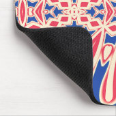 Mousepad, Ein elegantes, vielfarbiges klassisches Mousepad (Ecke)