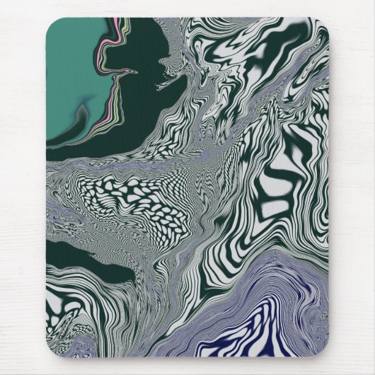 Mousepad "Emerald Marble Flow" (Vorne)