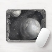 Mousepad "Erde, Mond und Milchstraße" (Mit Mouse)