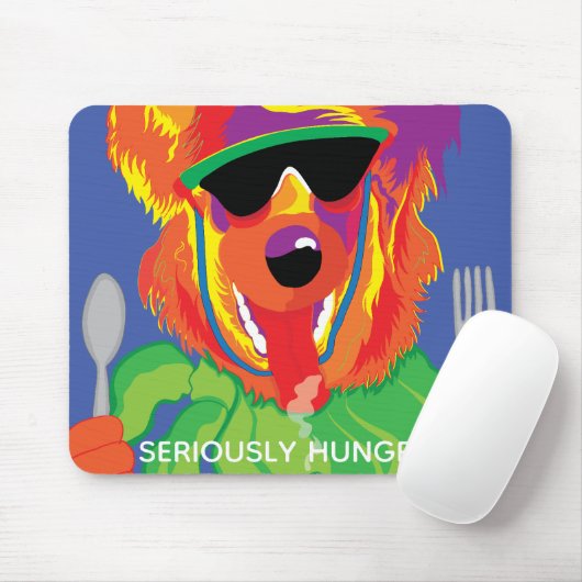 Mousepad "Ernsthaft Hunger!" (Mit Mouse)