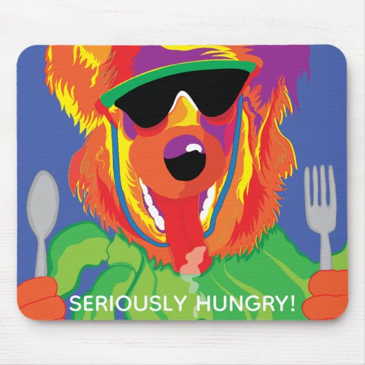 Mousepad "Ernsthaft Hunger!" (Vorne)