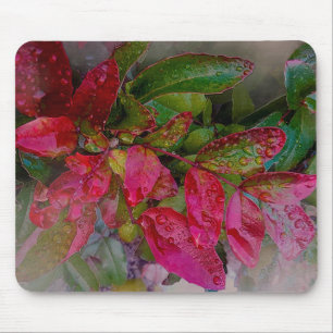 Mousepad Evergreen Herbst Roter Zweig