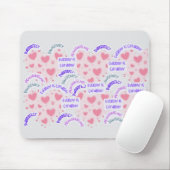 Mousepad " Everyday is Caturday" Pawsitive vibes  (Mit Mouse)