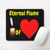 Mousepad ewige Flamme der Liebe (Mit Mouse)