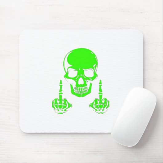 Mousepad exclusivo caveira verde !! (Mit Mouse)