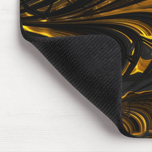 Mousepad - F1488 "Black Gold Flow" 1 (Ecke)