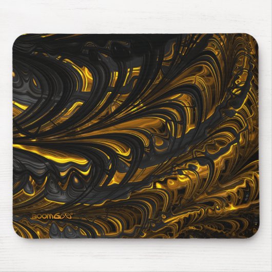 Mousepad - F1488 "Black Gold Flow" 1 (Vorne)