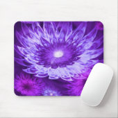 Mousepad Fantasie-Blumen lila (Mit Mouse)