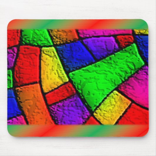 Mousepad farbenfroh (Vorne)