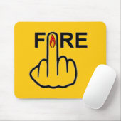 Mousepad Fire Gedreht (Mit Mouse)